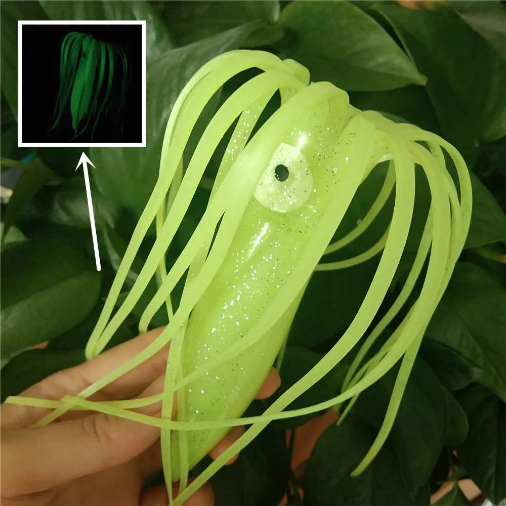 Swolfy 5 шт. 30 см осьминог приманки кальмары Рыболовная Приманка Мягкая приманка для