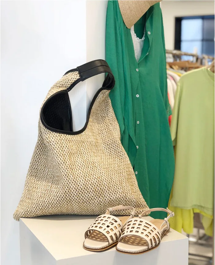 

Vintage Female Straw Bag Woven Handbag New Summer 2021 Popular Shoulder Bag Holiday Fashion Large Capacity Straw Beach Bag