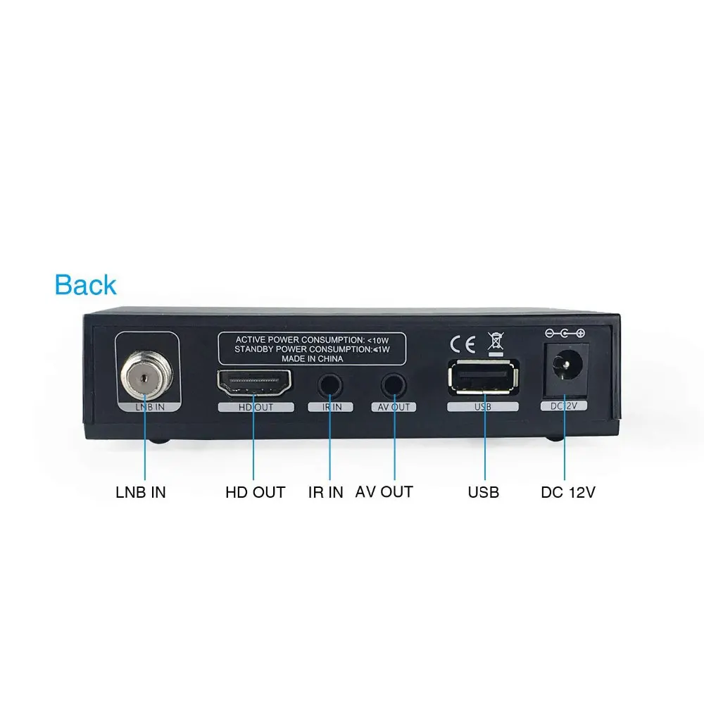 Freesat GT медиа V7S HD с 7 линиями Cccam Cline на 1 год Европа Испания Португалия V7 HD приемное устройство спутниковый приемник ТВ Декодер