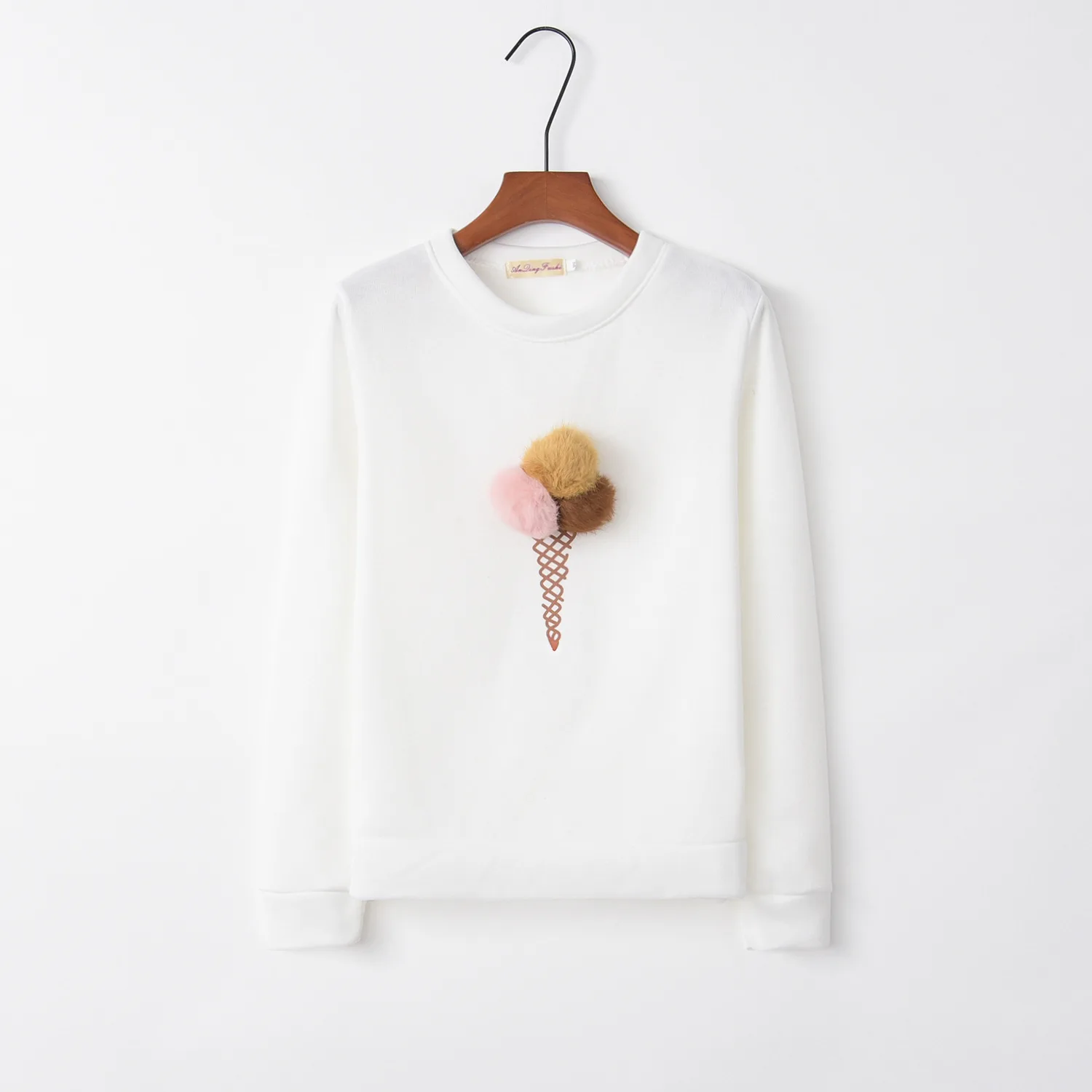 Мороженое Синий 2020 новый дизайн распродажа толстовки Женская Повседневная Harajuku