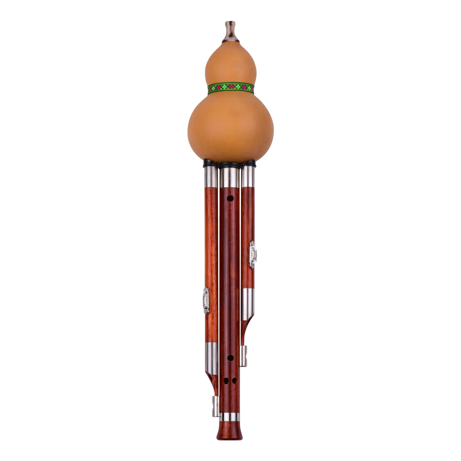 3 тона C-Key Hulusi Тыква Cucurbit Flute твердые деревянные трубки Китайский традиционный