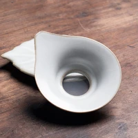 ceramic ru yao tea strainers pigmented tea leaf spice filter chinese kung fu tea accessories teaware tools
