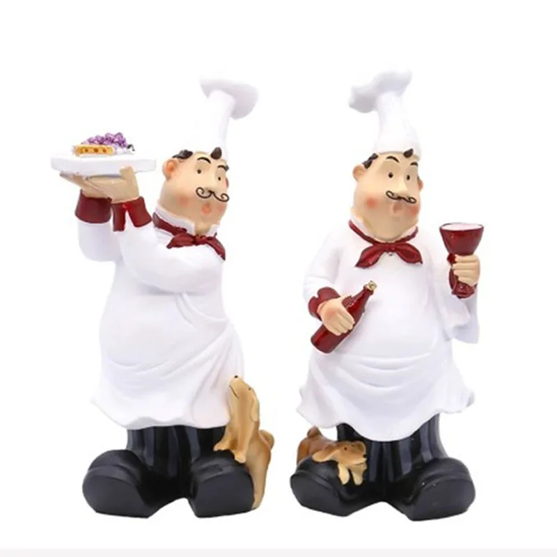 Скандинавская модель шеф-повара миниатюрные фигурки ремесла полимерная