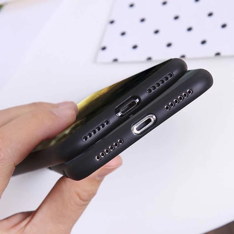 Для iPhone X XS MAX XR 7 8 6 6S plus 5s SE Прозрачный мягкий силиконовый чехол для телефона