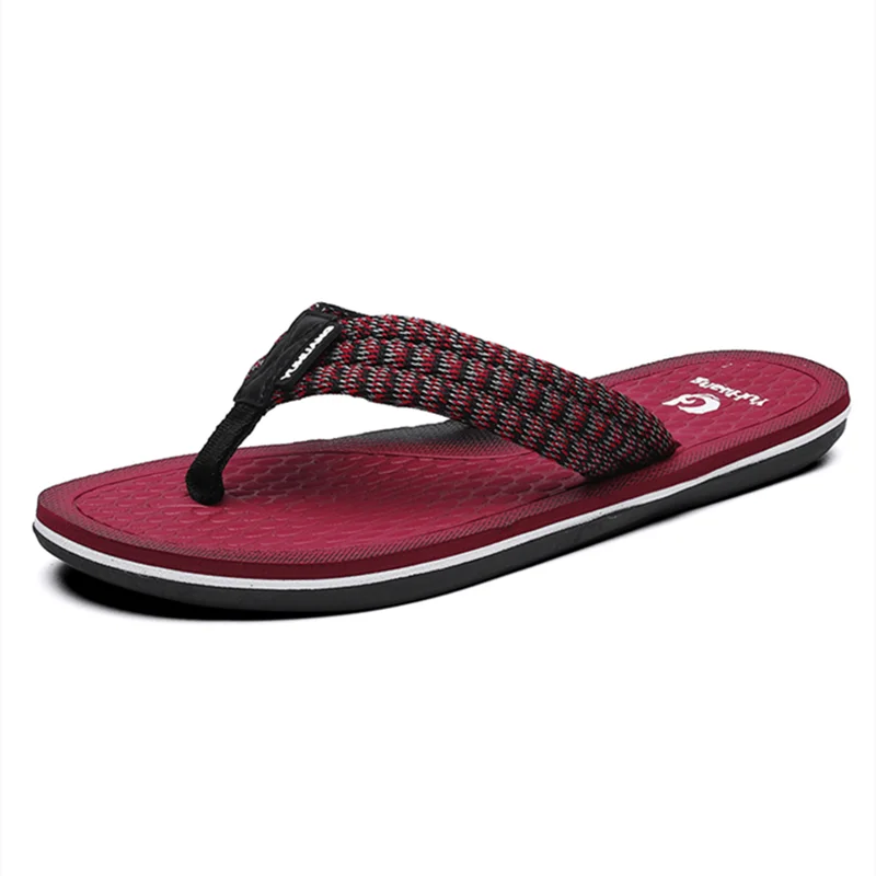 

New Arrival Summer Men Flip Flops High Quality Beach Sandals Anti-slip Men Water Shoes Zapatos Hombre Casual Shoes