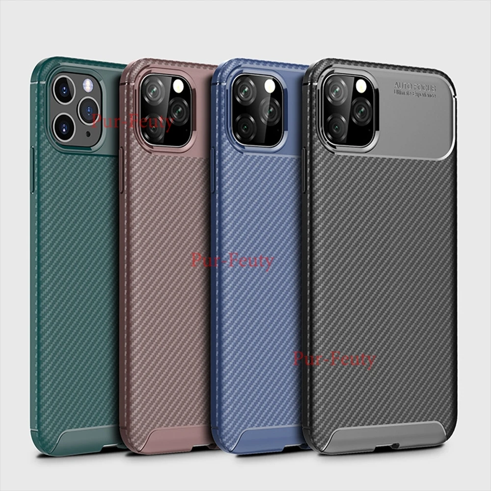 Для iphone 11 чехол из углеродного волокна Beetle для 7plus 8 6 S Мягкие силиконовые чехлы pro
