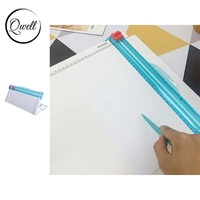 qwell foldable trim and score board for cutting paper photo envelopes scrapbook gift boxes diy tool 13 7714 171 69 inch
