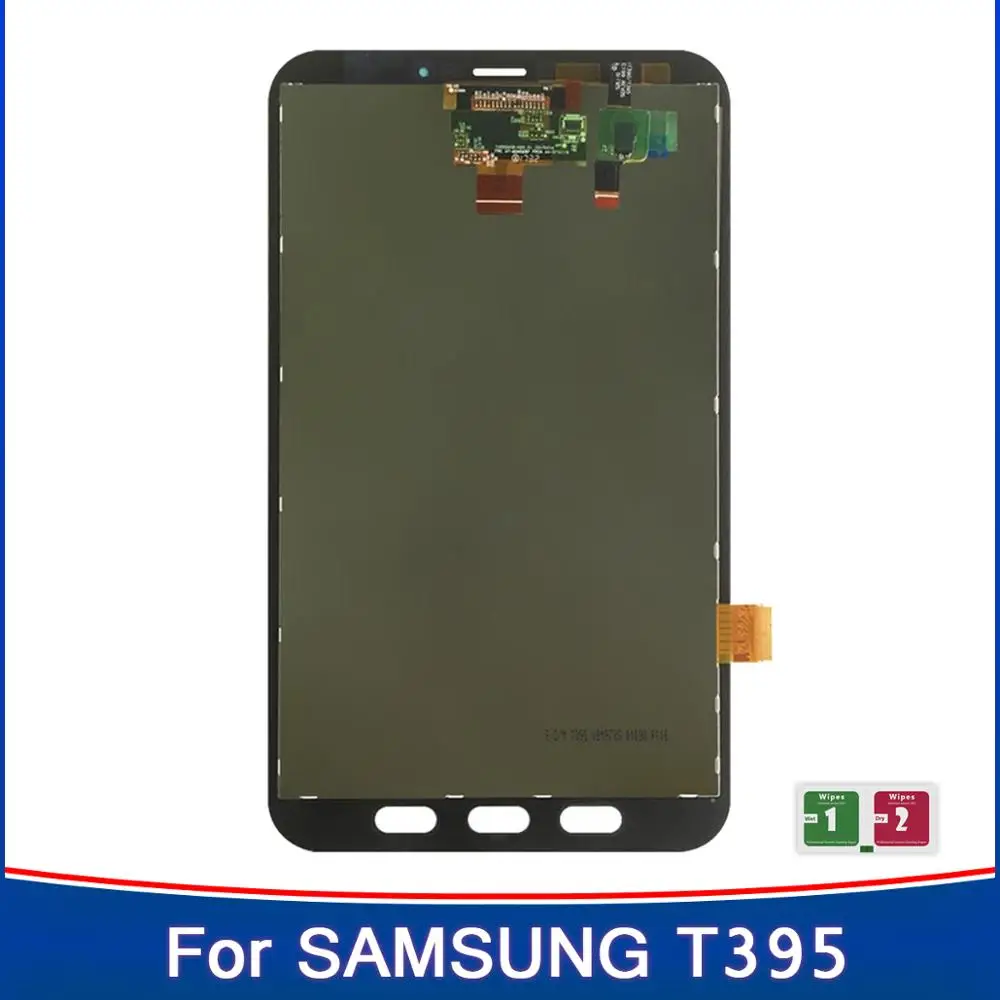 100% протестированный ЖК-дисплей для Samsung Galaxy Tab Active 2 T395 SM-T395 SM-T395C с сенсорным