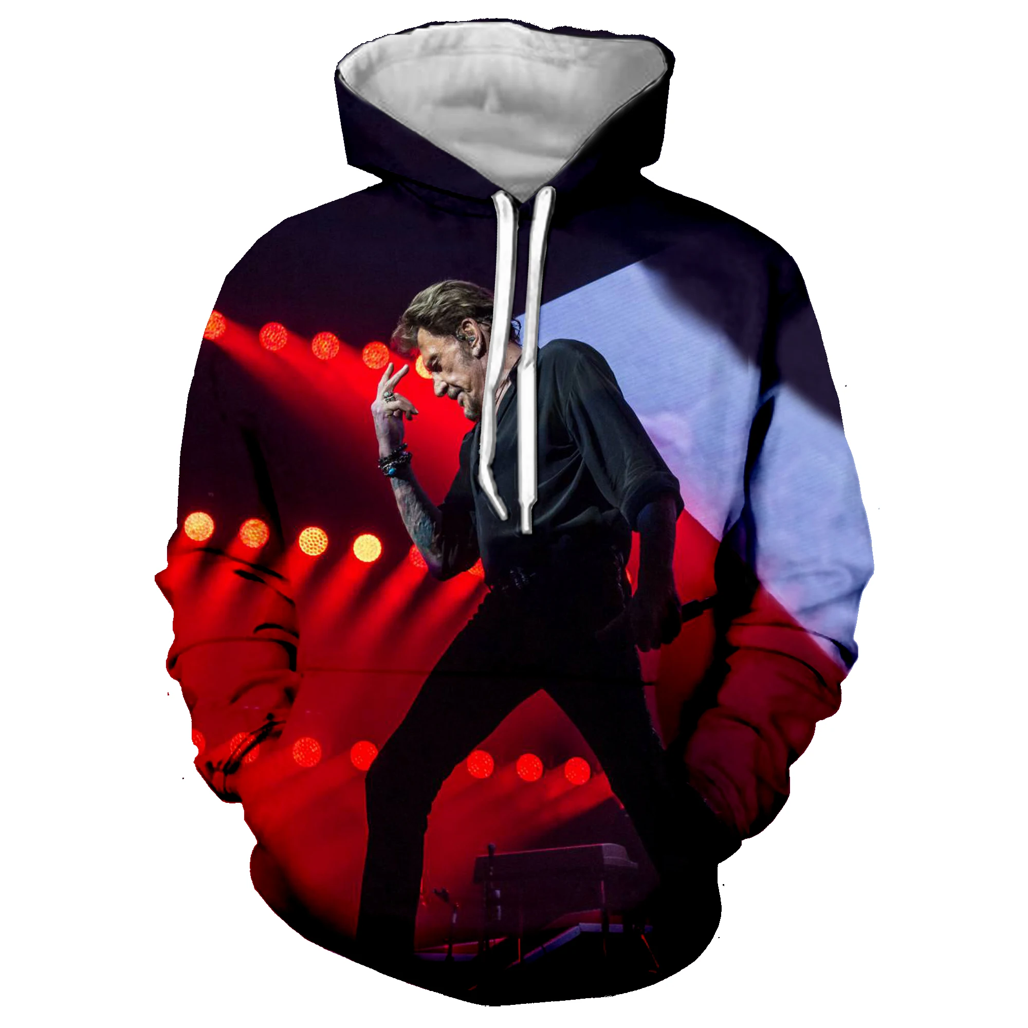 

Толстовка Мужская/женская с капюшоном и 3D-принтом