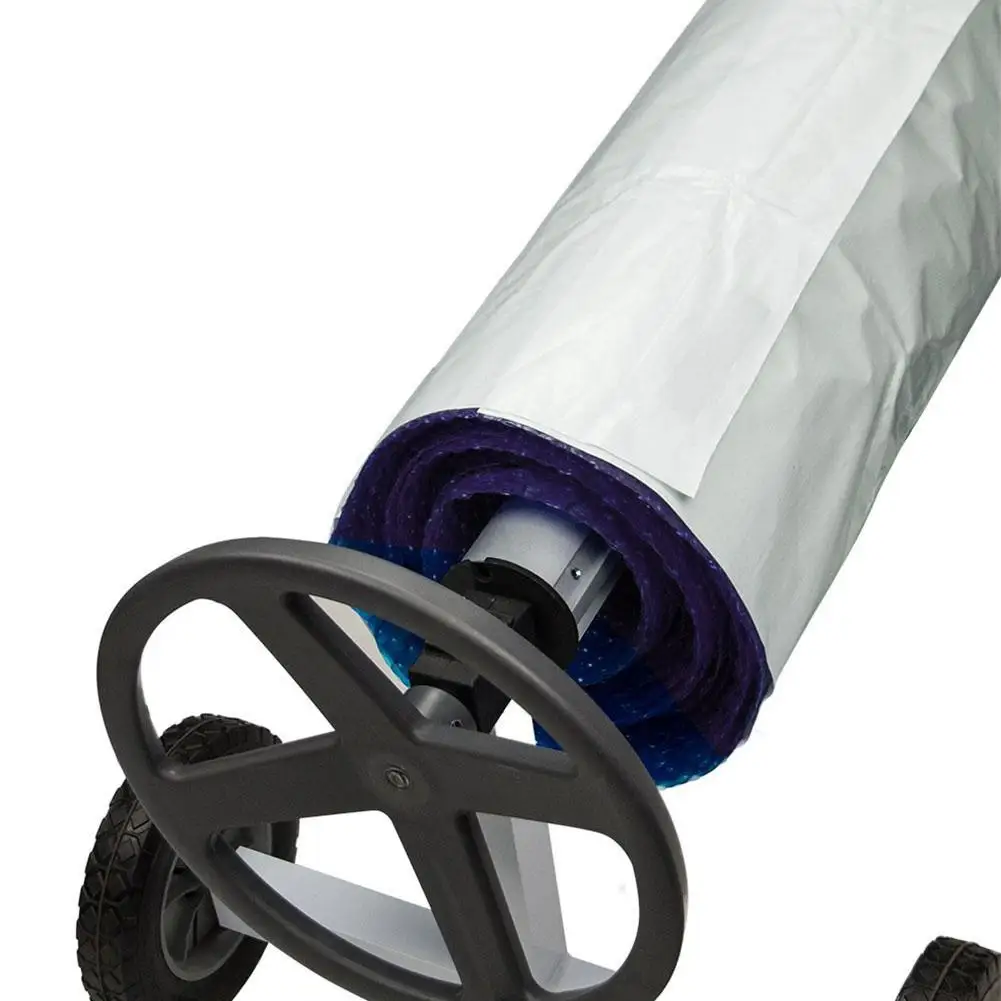 

Swimming Pool Cover Solar Blanket Reel Protective Cover Waterproof Sun-screen Cover For Above Ground And Inground Pools