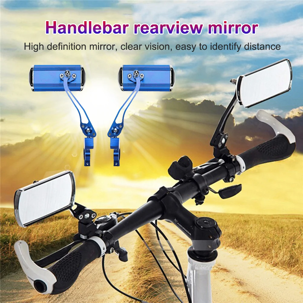 

1 Pair MTB Bicycle Rear View Mirror Lightweight Motorcycle Reflector Bike Handlebar Back Sight Mirror Cycling Accessories