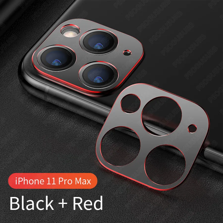 Для iPhone 11 Pro объектив камеры металлическое кольцо защитный чехол для Max задняя