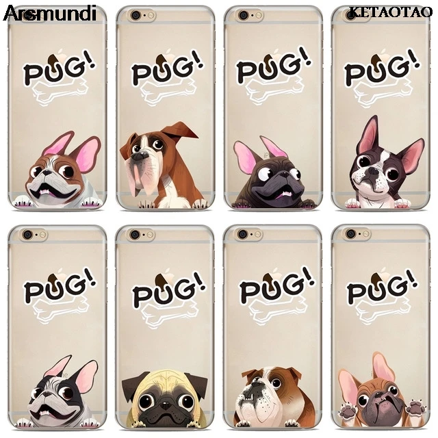 KETAOTAO щенок Мопс Французский бульдог Собака Животное телефонные чехлы для iPhone 4S 5S
