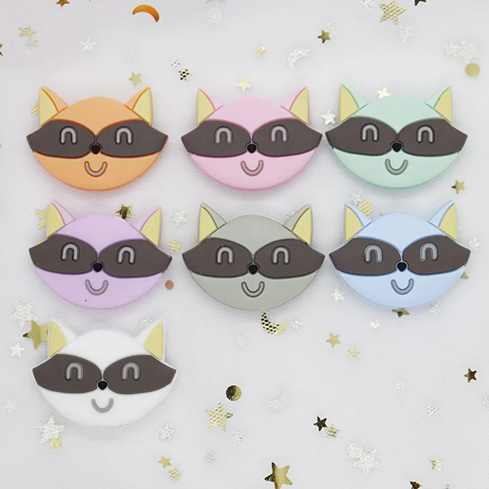 5 шт. силиконовые бусины для прорезывания зубов 2 7 см|Детские прорезыватели| |