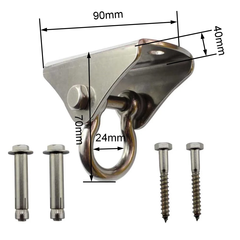 2 шт. сверхмощные качели-вешалки подвесной крючок с болтом для потолка деревянная