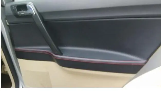 4 шт. панели для передних/задних дверей из микрофибры подлокотник кожаный чехол