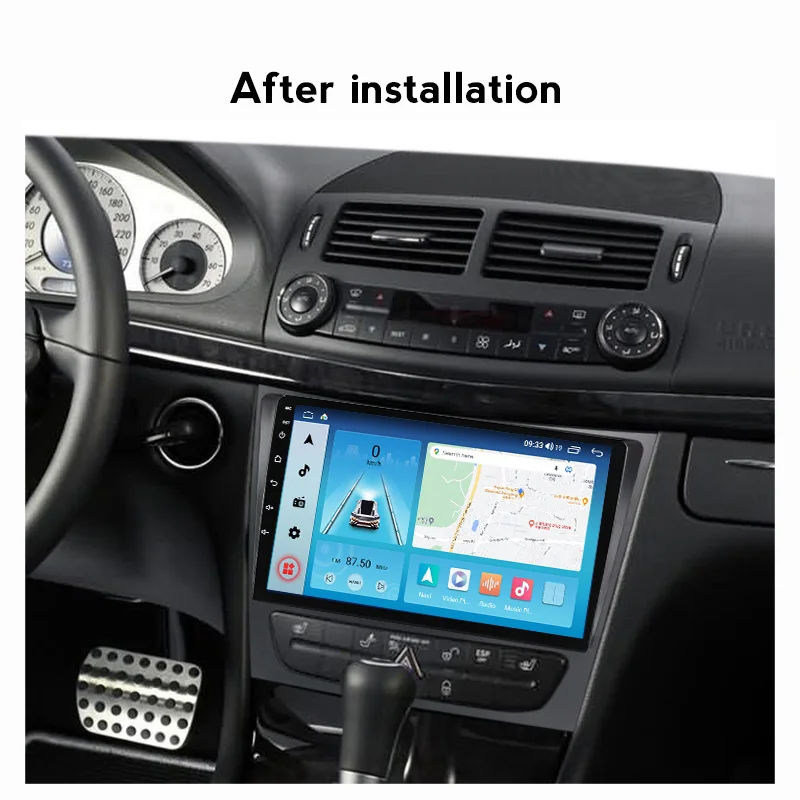 4G NET Android 10 автомобильный DVD-радиоприемник GPS для Mercedes Benz E-class W211 CLS CLASS W219 E200 E220 E300 E350