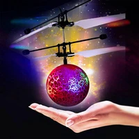 infrared induction drone flying flash led lighting ball helicopter child kid toy gesture sensing no need to use remote control u