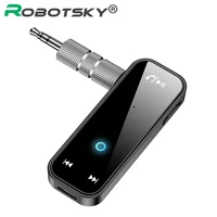 2 in1 bluetooth 5 0 transmitter receiver jack wireless adapter 3 5mm audio aux adapter for car audio music aux handsfree headset
