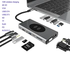 USB-концентратор с портом Type-C, USB 3,0, 15 в 1
