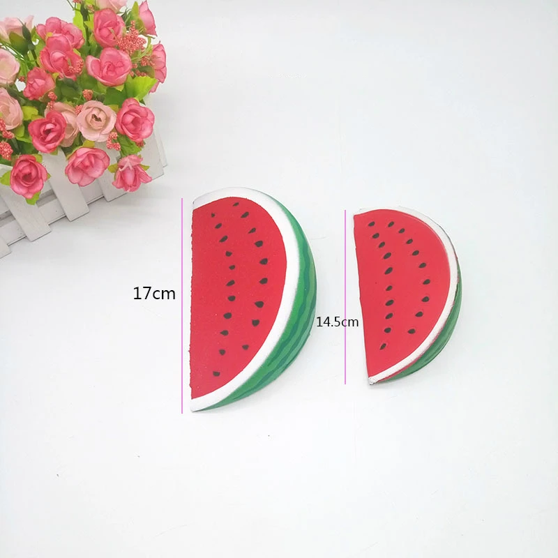 

HOT NEW Cute Smiley Watermelon Cream Squeeze Toy Slow Rising Decompression Toys Wholesale Toys Gift