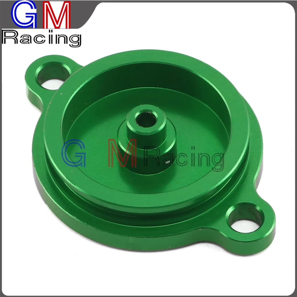CNC Алюминиевый Масляный Фильтр Крышка крышки для KAWASAKI KX450F KXF450 KX 450F 2016 2017 Байк