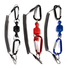 Рыболовный ремешок из стальной проволоки MRC, Сильный магнитный быстросъемный держатель с катушкой для рыбалки, алюминиевый карабин