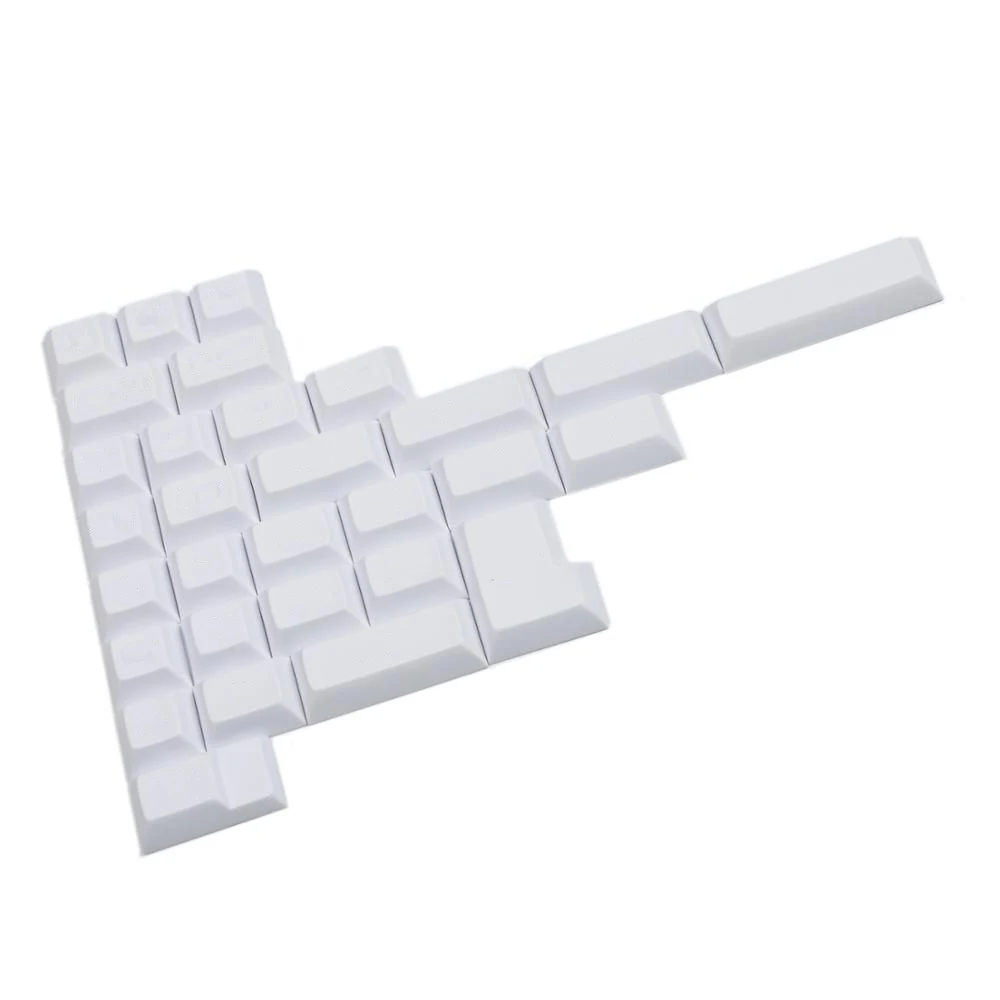 Профиль DSA PBT CMYK RGB белые модификаторы 30 клавиш краситель пустые колпачки для