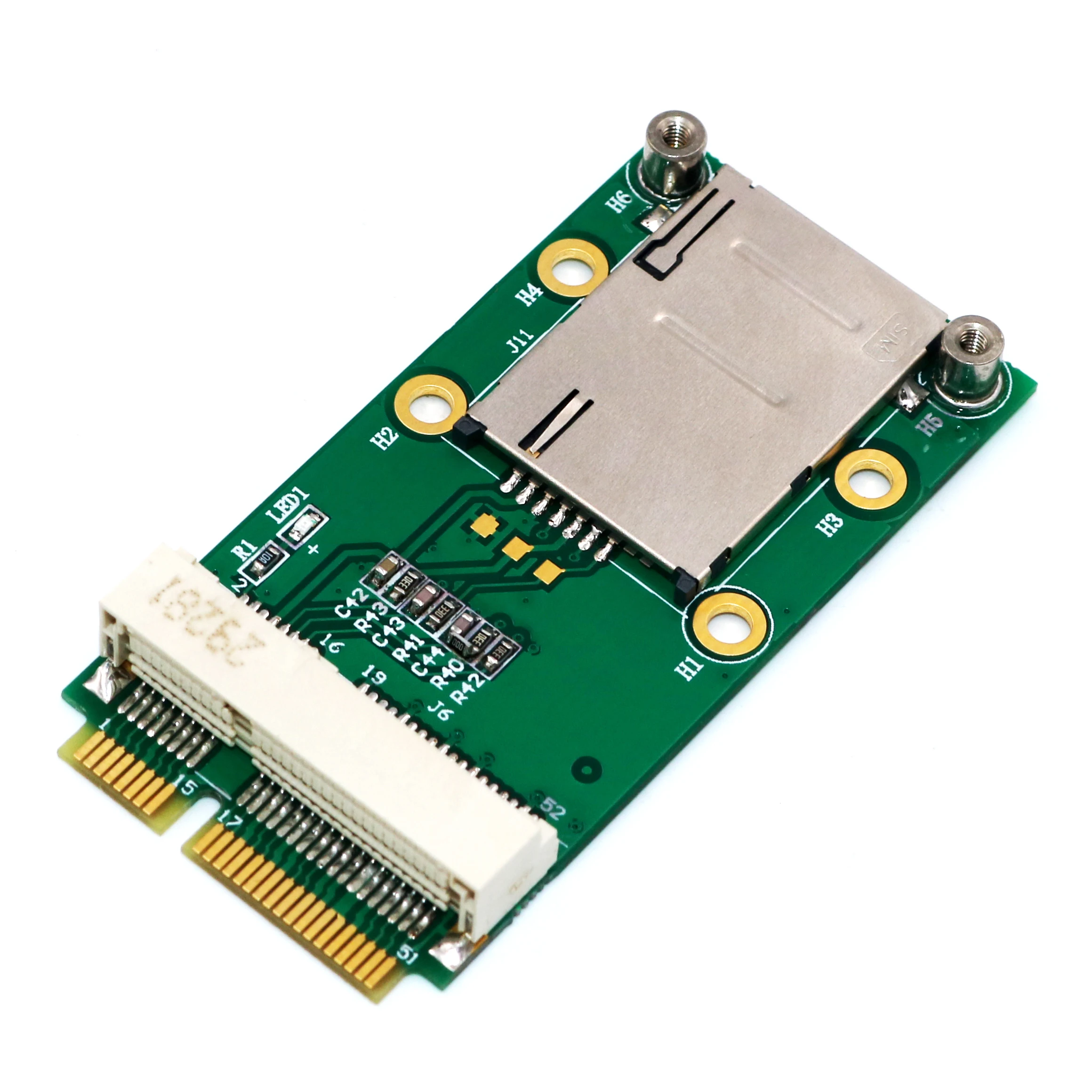 Мини-адаптер PCI-e MPCIe со слотом для SIM-карты Quectel UC20 EC20 EC21 EC25-E EC25-AU EC25-AF EC25-J EP06-A EP06-E 3G 4G