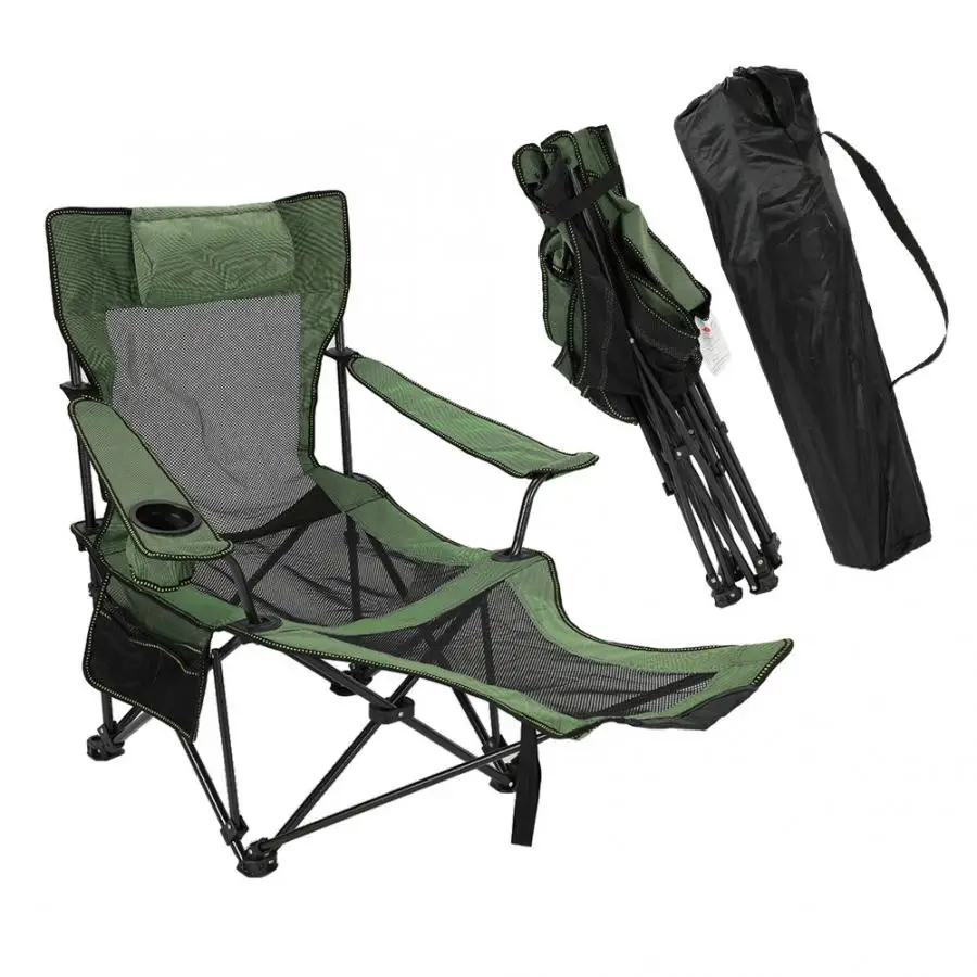 Складывающееся откидное кресло для кемпинга стул рыбалки отдыха на природе