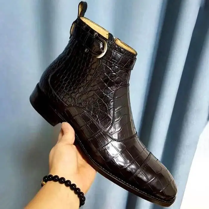 

Men PU Leather Fashion Shoes Low Heel Fringe Shoes Dress Shoes Brogue Shoes Spring Boots Vintage Classic Male Casual HA505