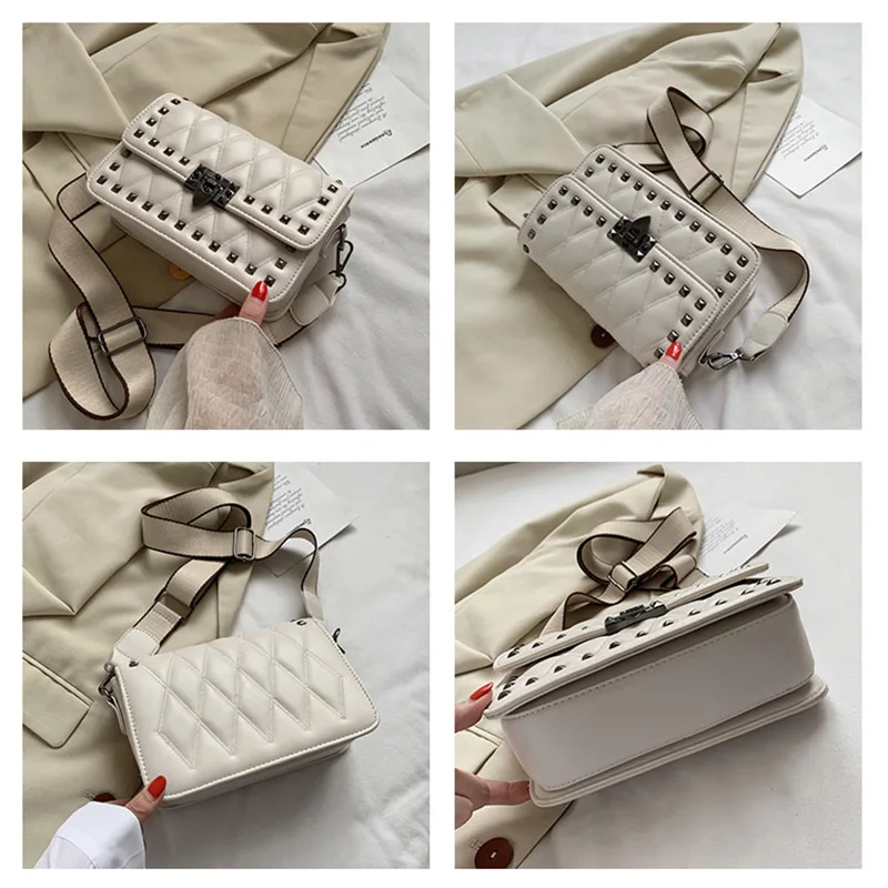 

ATLI Small PU Leather Crossbody Bag for Women 2021 Fashion Branded Chain Designer Shoulder Handbags Women's Trend Hand Bag