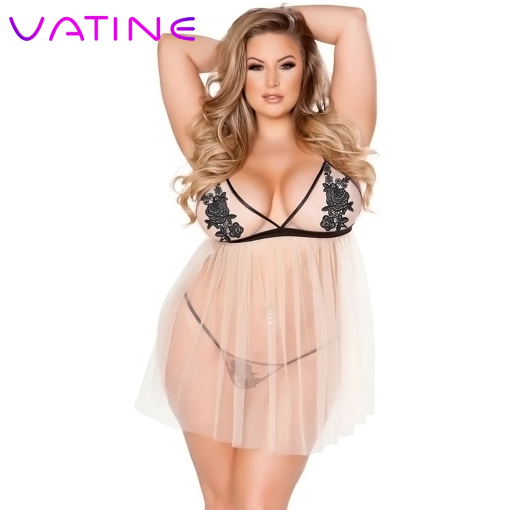 

Стринги VATINE из двух частей, нижнее белье, юбка-слинг, большой размер 3XL-5XL, сексуальное эротическое нижнее белье, одежда для сна на бретельках,...