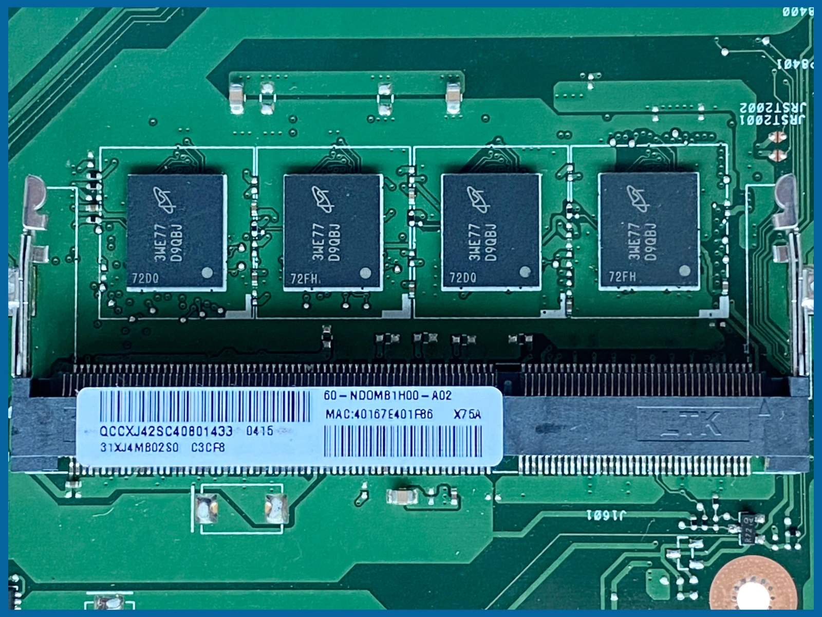 Материнская плата ASUS X75VB X75VD X75V для ноутбука 60-nd0mb116hddr3 100% тестирование - купить по