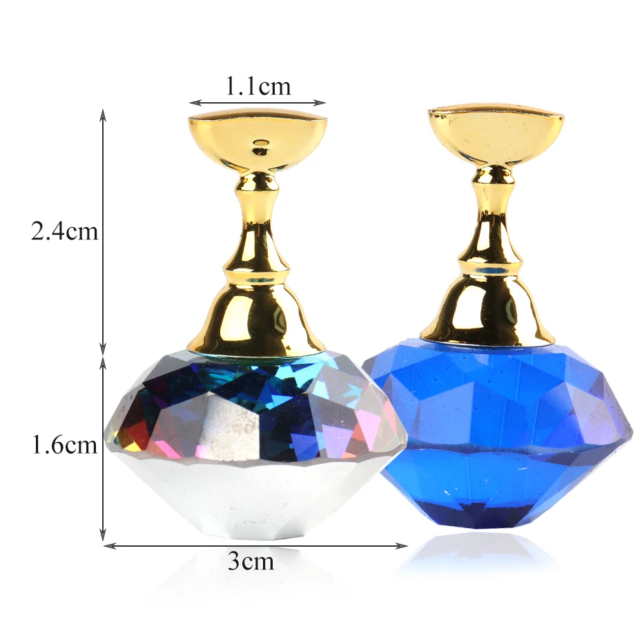 Магнитная подставка для накладных ногтей демонстрационная акриловая основа с