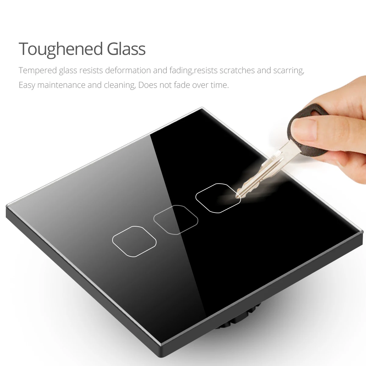 Умный настенный выключатель с сенсорным выключателем 1/2/3 клавиши 220