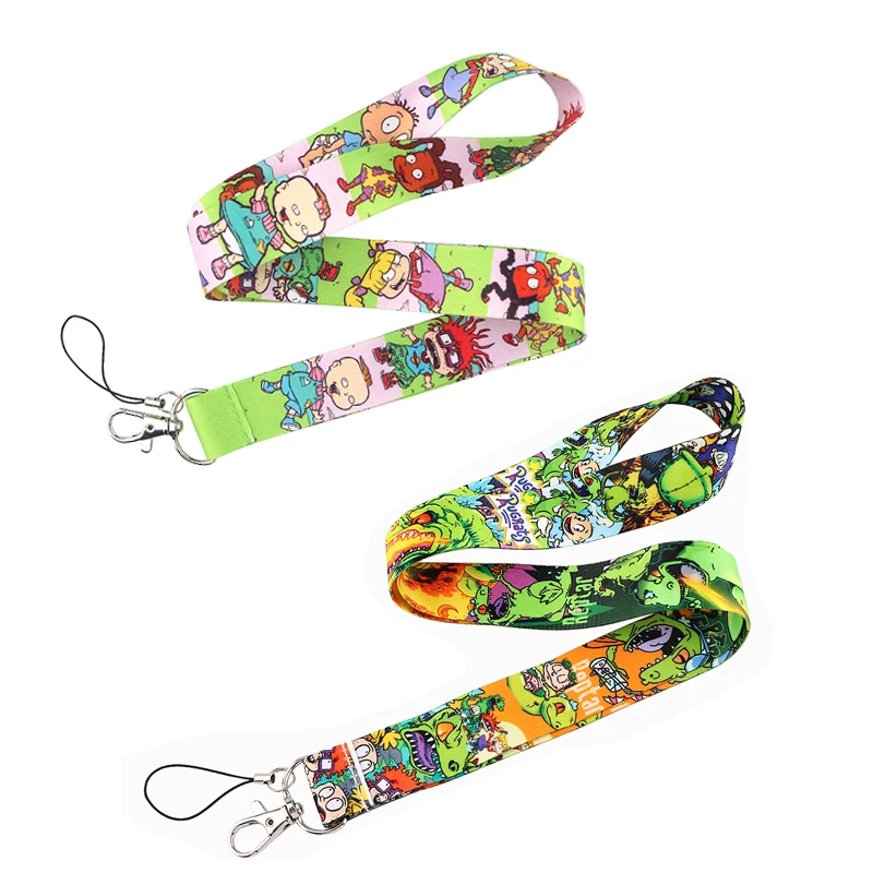 CA968 Cartoon Dinosaur Lanyards Cool Neck Strap Mobile Phone Keys ID Card Holder Lanyard For Keys DIY Hanging Rope Lanyards