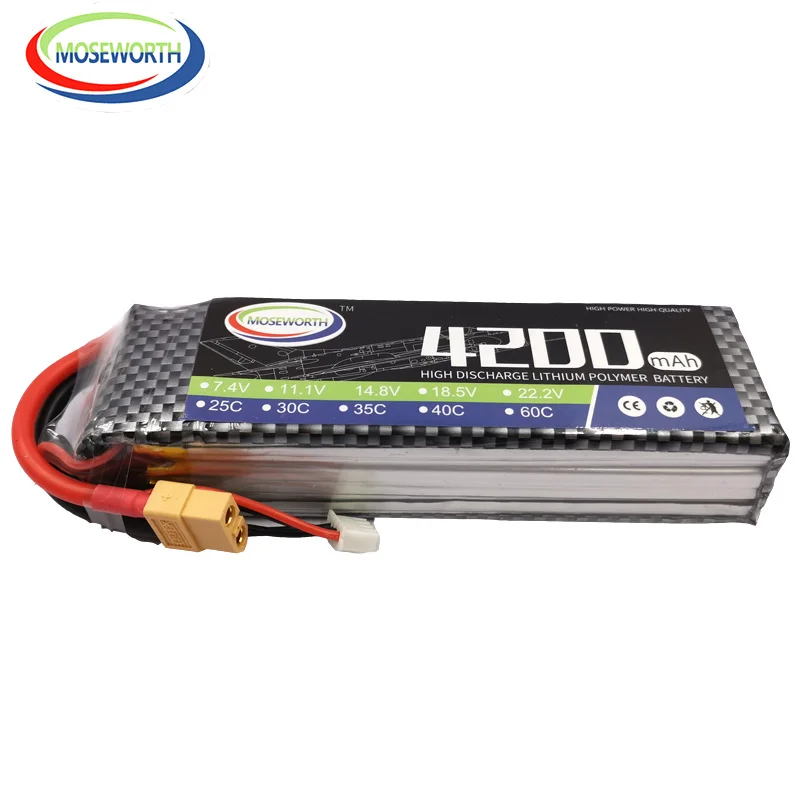 Новый дизайн батарея 3S 11 1 V 4200mAh 25C RC LiPo Для радиоуправляемый самолет Квадрокоптер