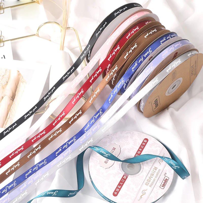 Романтическая подарочная оберточная лента из полиэстера с принтом только для