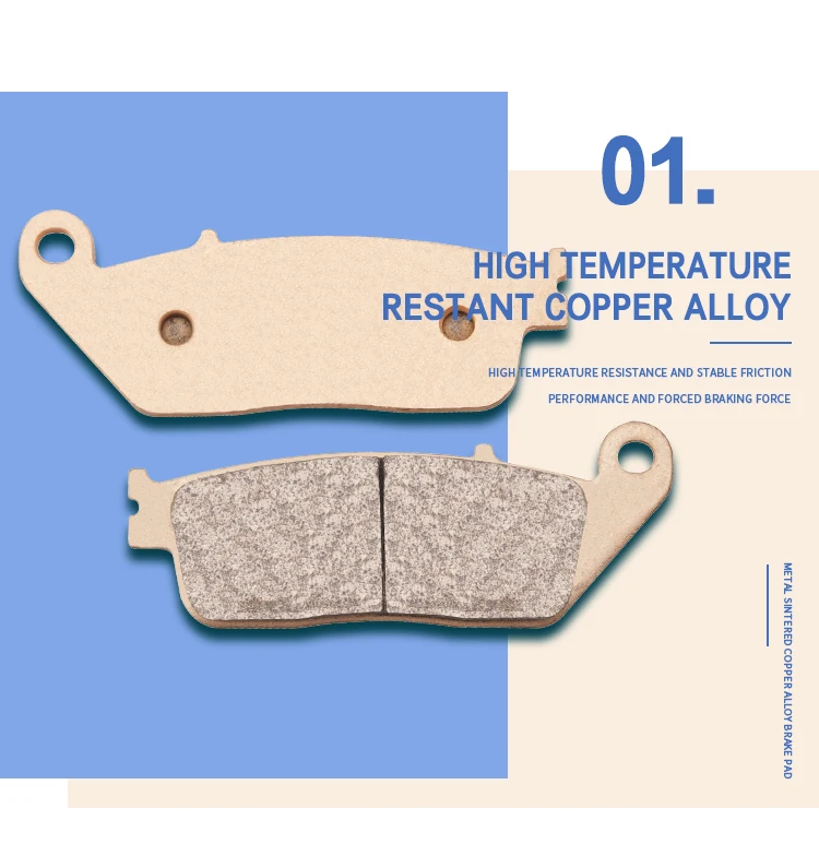 Металлические тормозные колодки для мотоцикла передние и задние CB300F CBR300R CBR300RA