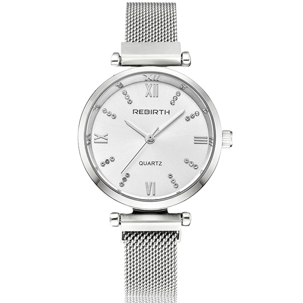 Wrist Watch Роскошные женские часы-браслет, креативные магнитные кварцевые часы из розового золота с миланским стальным ремешком, часы для женщин и девушек, магнитные часы - Цвет: Wrist Watch
