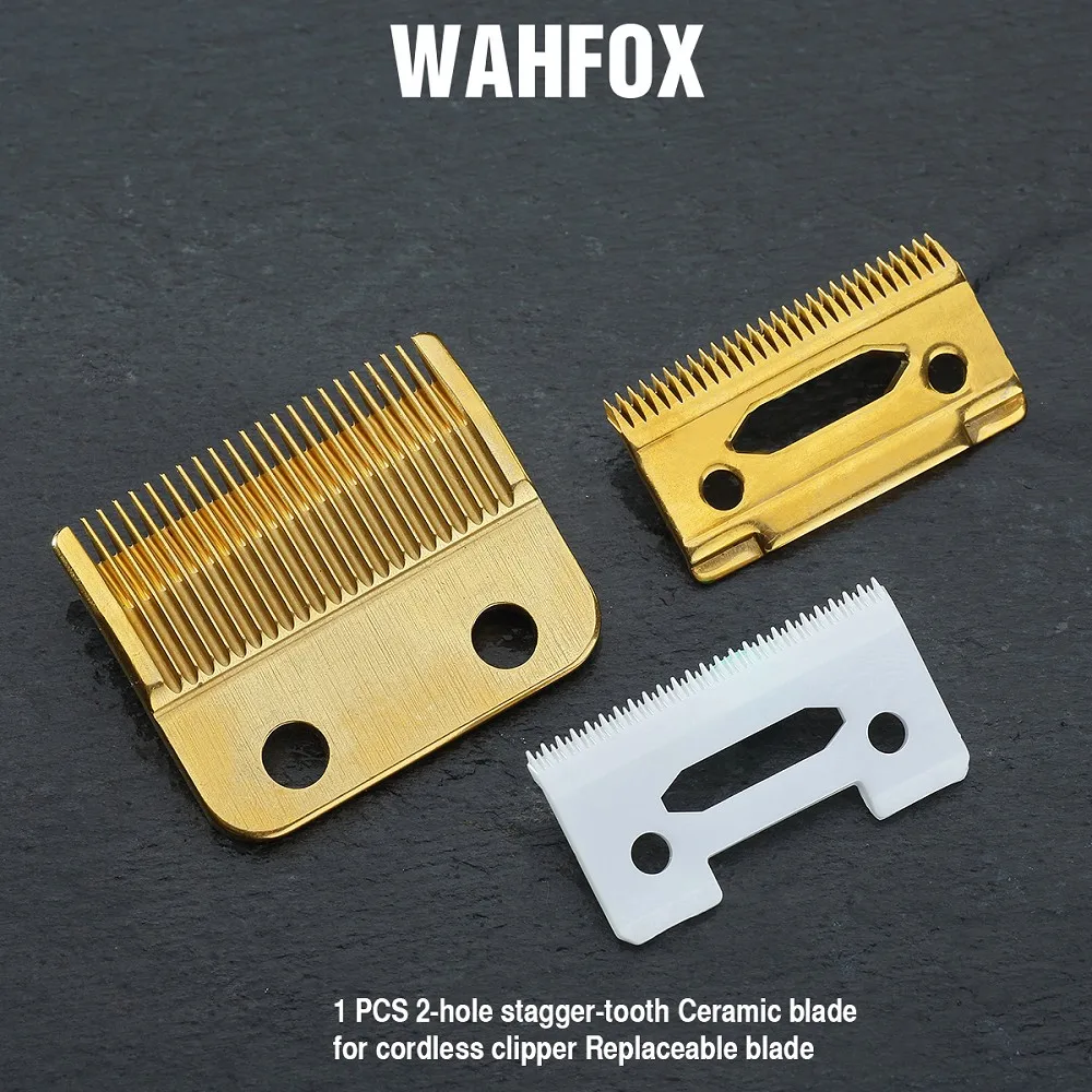 WAHFOX Professional Hair Clipper Blade High Carton Steel Accessories Golden Replacement Movable | Бытовая техника