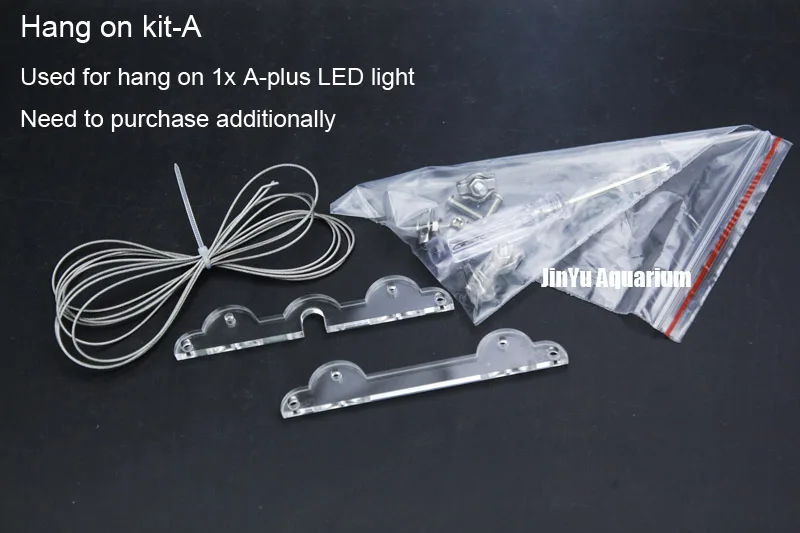 Hang on kit single Chihiros RGB плюс bluetooth воды Светодиодная лампа для роста растений sunrise sunset таймер водяное растение для аквариума садок для рыбы WRGB подобным - Цвет: Hang on kit single