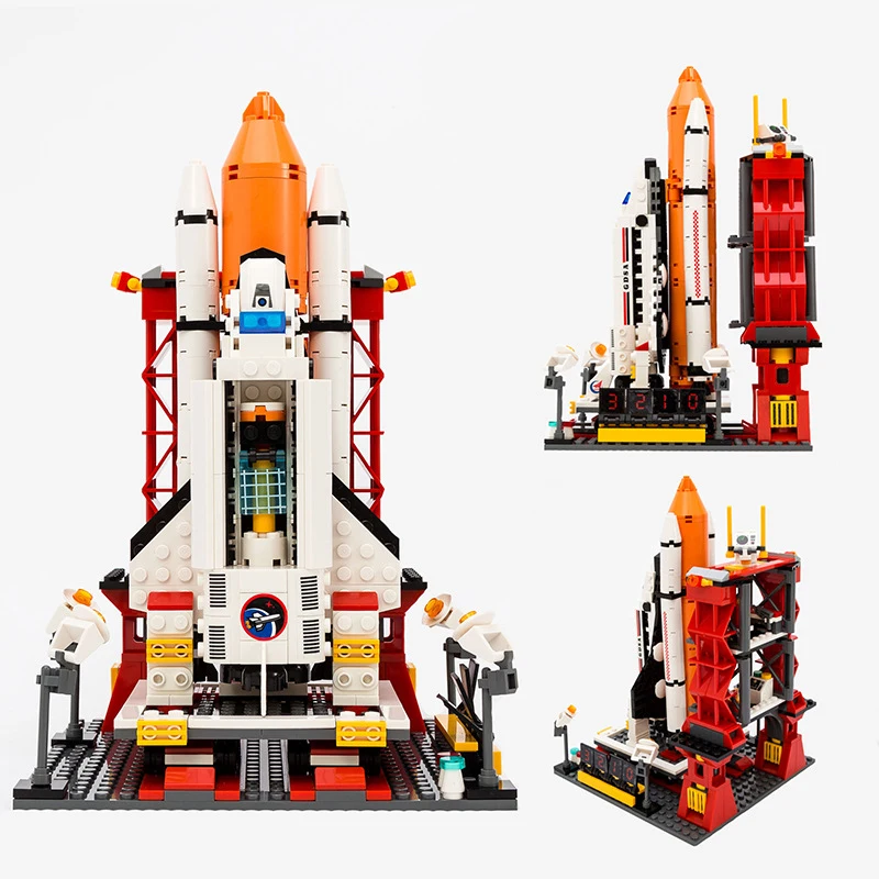 Игрушки город Spaceport космический челнок Launch Center 679 шт. Кирпичи Строительные блоки