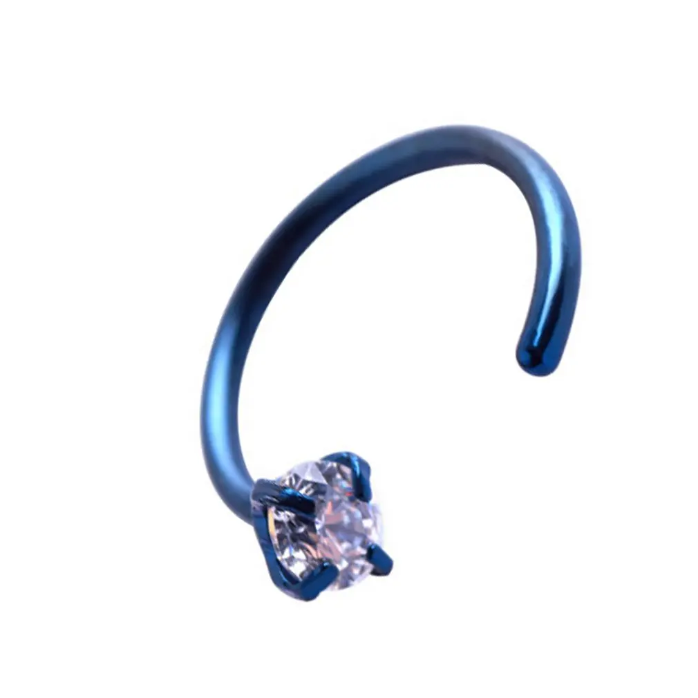 Циркониевый зажим с-образной формы медицинский для носа женский тела обруч