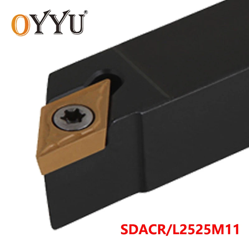 

Oyu заводской выпуск SDACR2525M11 SDACL2525M11 токарный станок инструментальный держатель SDACR SDACL режущий Арбор CNC Карбид вставка хвостовик токарный рез...