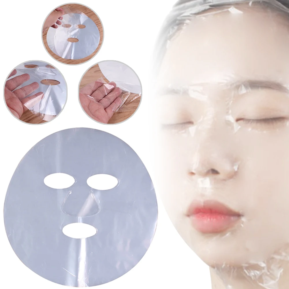 

100Ct. Skin Care Preservative Film Facial Mask Cover Disposable Plastic Wrap Reduces Evaporation
