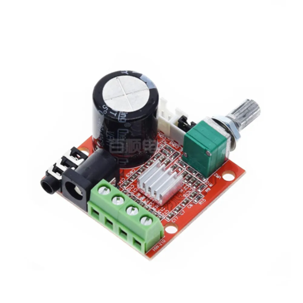 12V Мини Hi-Fi PAM8610 аудио стерео усилитель доска 2X10 Вт двухканальный класса D Самые