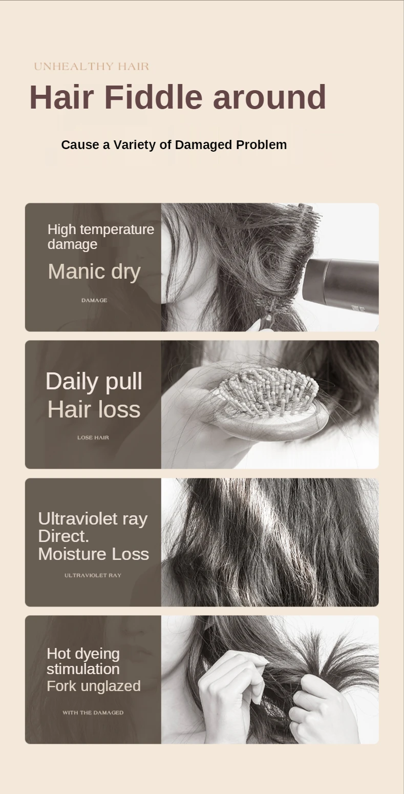 

Silk From Hair care essential oil repair moisturizing soft leave-in essence