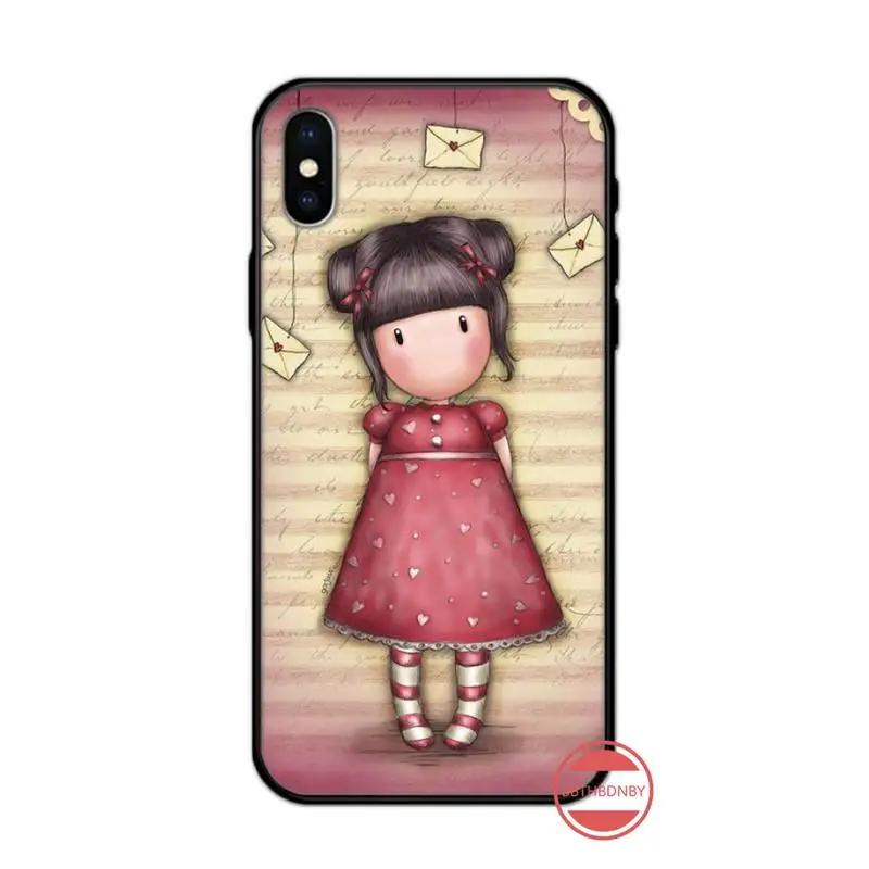 Милый чехол для телефона с рисунком девушки из мультфильма Santoro Gorjuss iphone 5 5s 5c se 6 6s 7